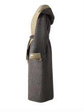 Premium Wool-Blend Hooded Coat